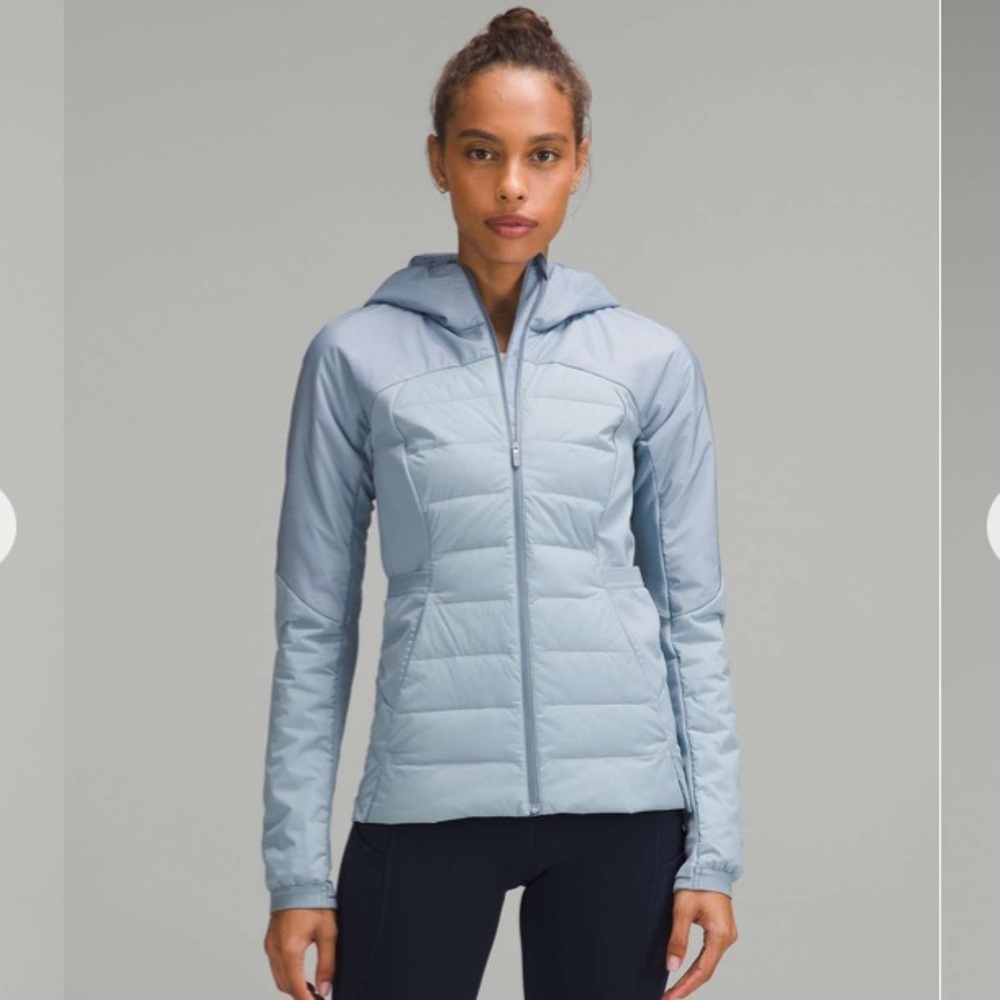lululemon athletica Women's Light Blue Puffer Jacket